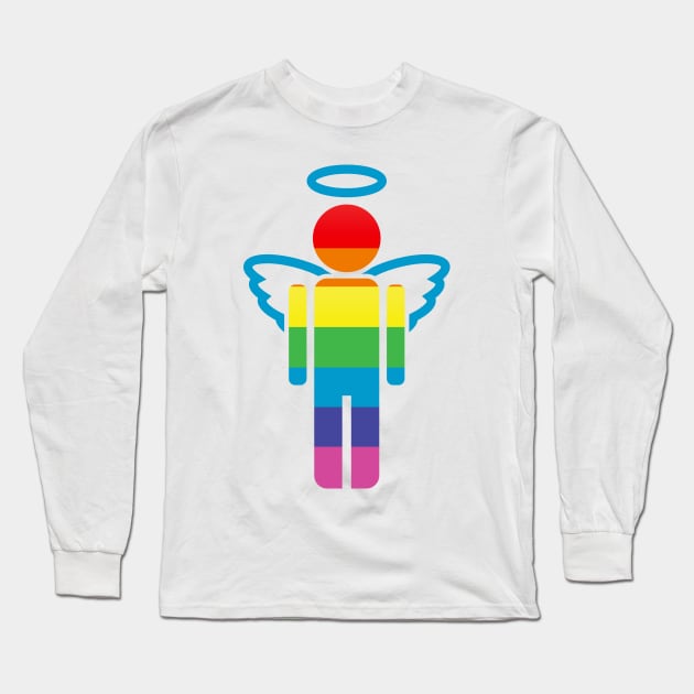 gay angel Long Sleeve T-Shirt by chromatosis